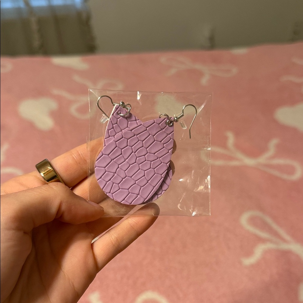 Purple Earrings